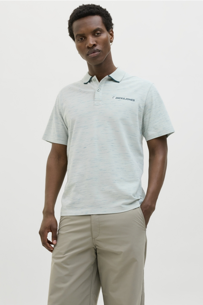 JCOLOGAN INJECT POLO SS SMU 12283821 AQUA GREY